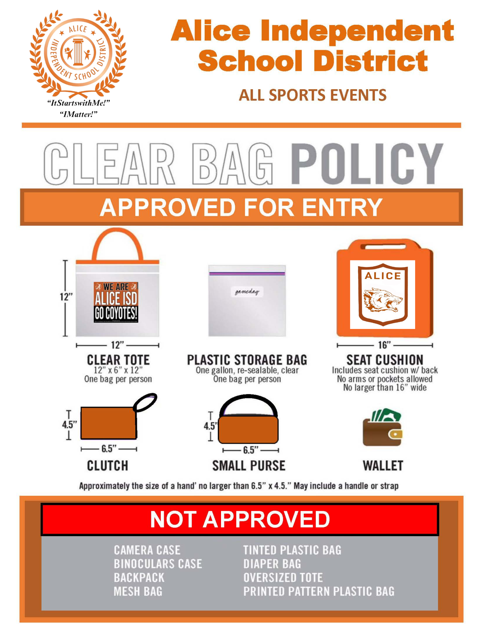 stadium policy